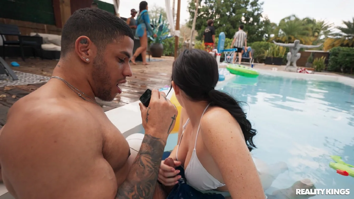Preview of RKPrime Theodora Day Sneaky Pool Party Pussy XXX
